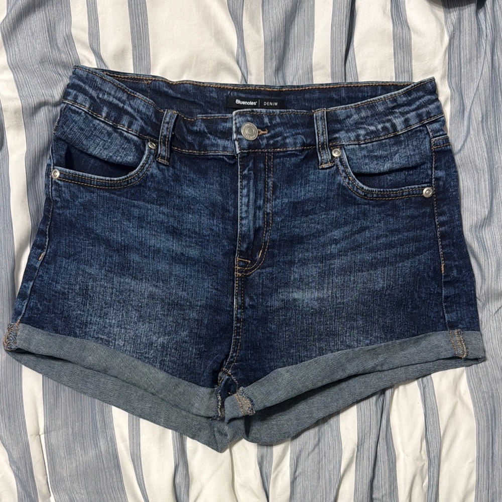 Bluenotes Blue Jean Shorts Distressed Cut-Offs